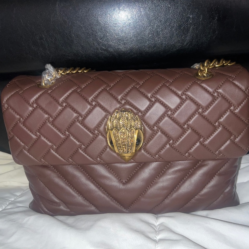 KURT GEIGER LONDON - XXL LEATHER KENSINGTON BAG